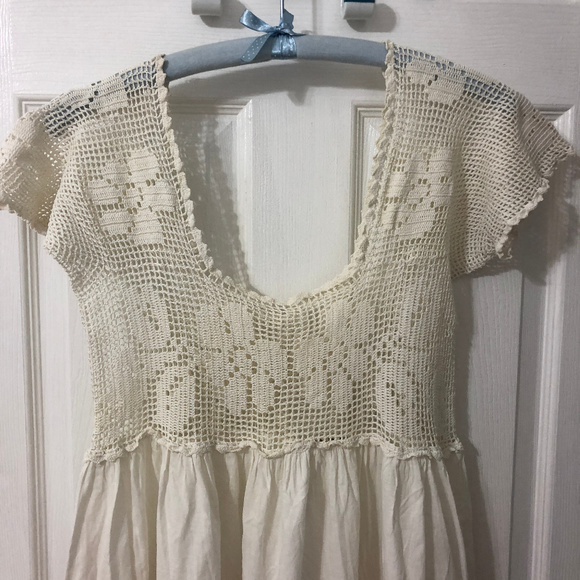 1910 Chemise Tatting Cotton - Picture 2 of 6